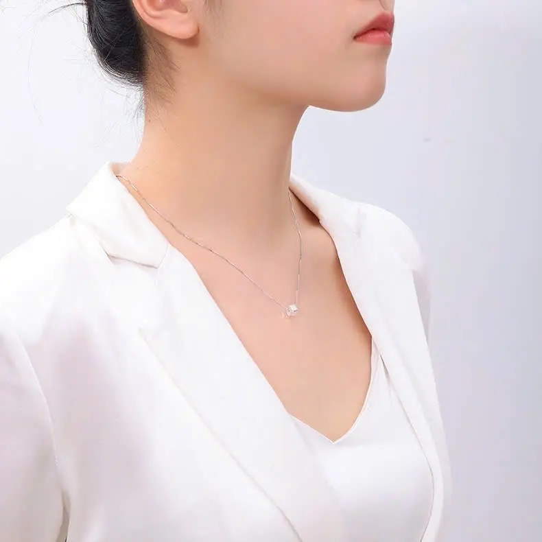 QMJ STORE - Q49 Dây chuyền CẦU VỒNG PHALE 7 màu lấp lánh, dây rút bạc nữ đẹp thời trang phụ kiện trang sức bạc 925 cao cấp NT15 1