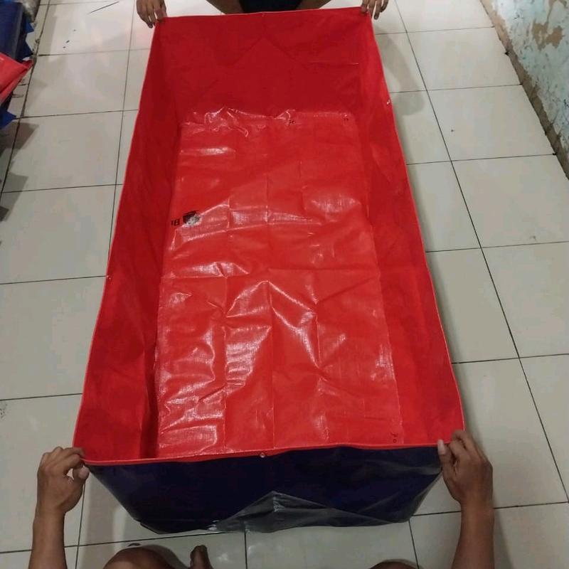 Terpal kolam ikan 100x150x100 3