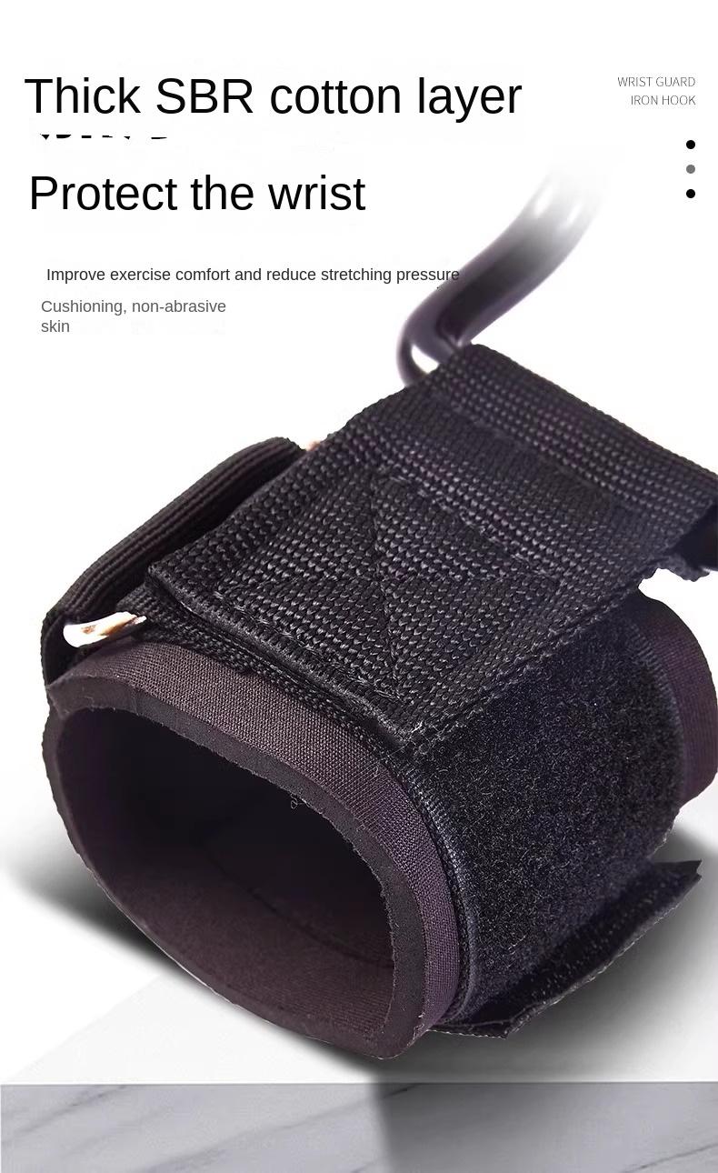 Product Introduction of Móc Cầm Kéo Lên, Dụng Cụ Tập Thể Dục, Móc Đeo Tay, Hỗ Trợ Găng Tay, Thích Hợp Cho Thanh Treo, Tập Tay Chống Tắt, Tập Cầm Nắm 6