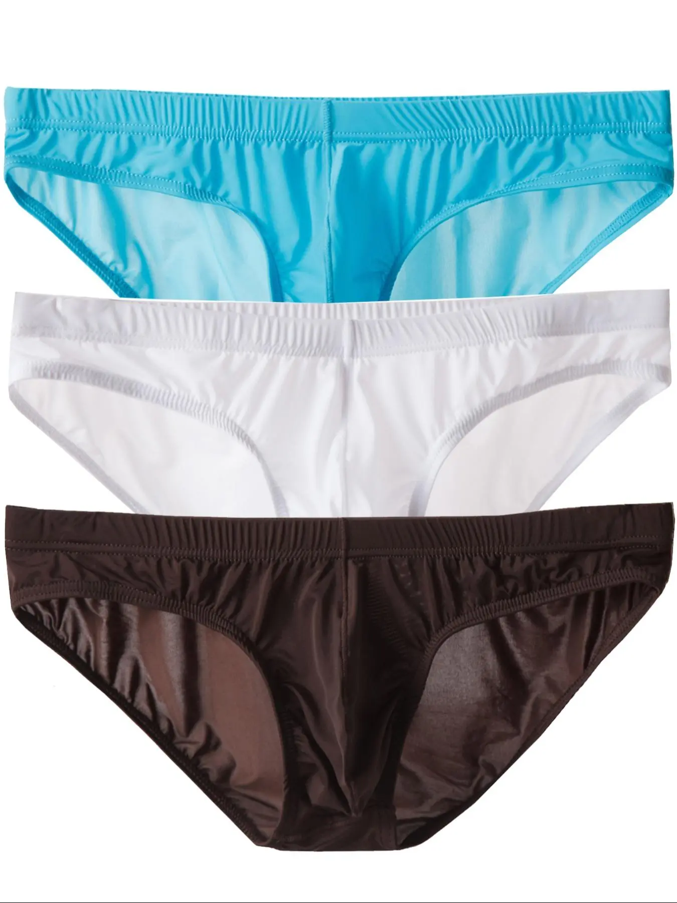 Men's Solid Color Brief, Breathable Comfortable Underwear for Daily Wear, Casual Men's Underwear for All Seasons