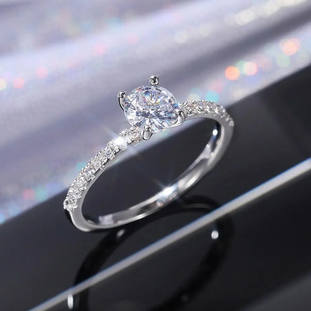 Nhẫn Nữ, Đơn Giản Và Thời Trang, Nhẫn Cặp Đôi, Nhẫn Cưới Cao Cấp Thích Hợp Để Cầu Hôn