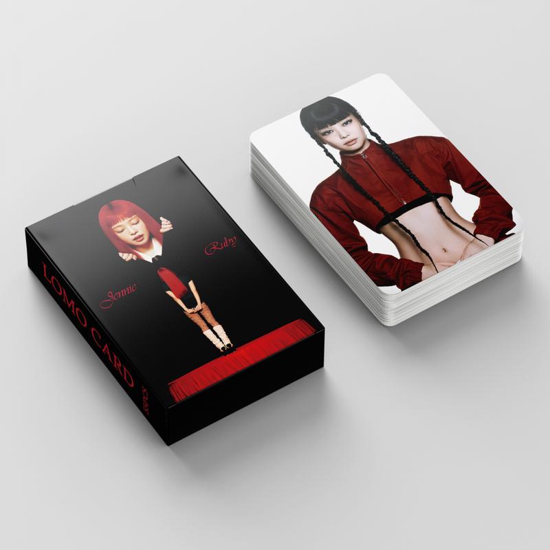 Bộ Thẻ LOMO Nhóm Nhạc Blackpink, LINXX, 55 Cái, Chủ Đề Album RUBY JENNIE Solo, Bộ Sưu Tập Người Hâm Mộ Nhóm Nhạc Nữ Kpop, Bao Gồm Hỗ Trợ Thẻ Ảnh, Thích Hợp Cho Người Hâm Mộ, Hàng Hóa 3