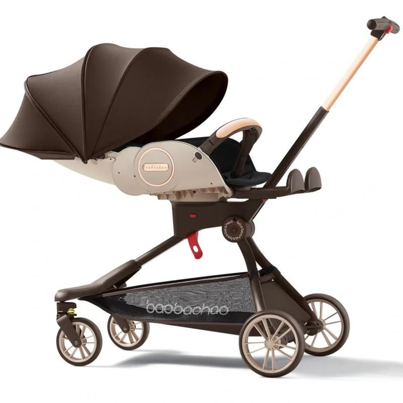  XE ĐẨY GẤP GỌN V9 BAOBAOHAO NÂU TRÀ SỮA xe  đẩy 