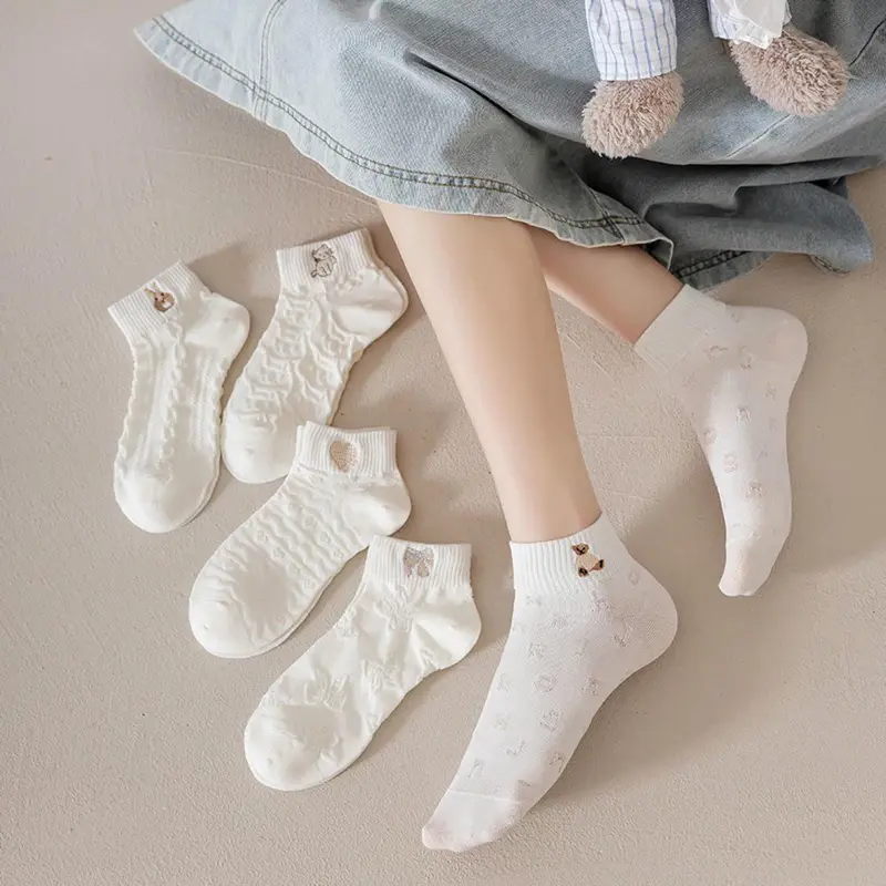 Vớ Trắng Cao Cổ Cotton SANDANI - Phù Hợp Mang Cùng Sandal & Menswear Cổ Cao 2