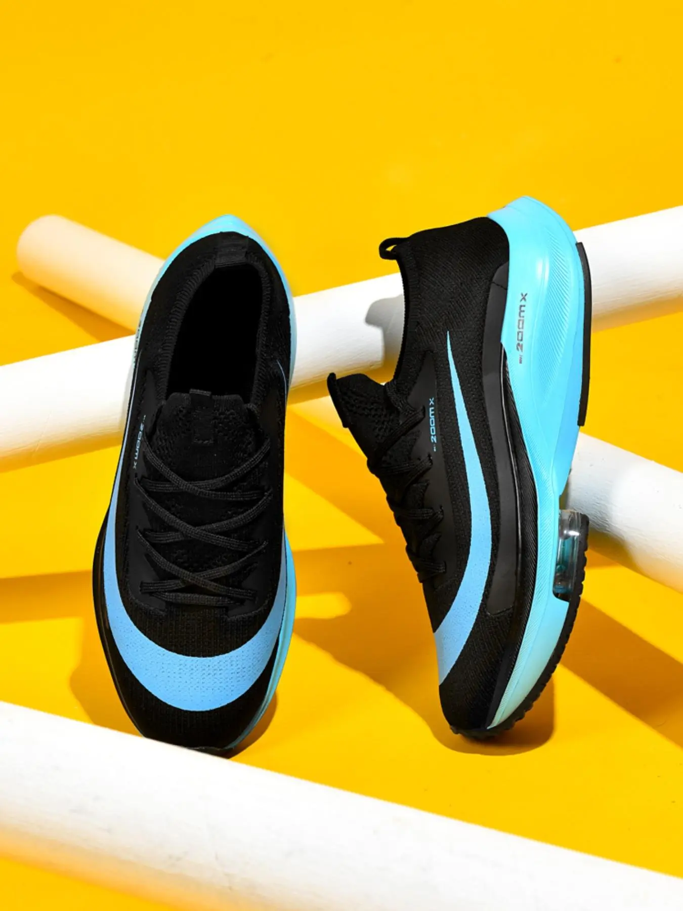 Women's Letter & Striped Print Lace Up Running Shoes, Casual Sporty Breathable Comfortable Running Shoes, Non-slip Sneakers for Daily Wear