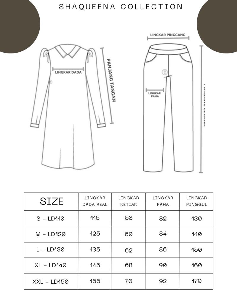 Product Introduction of Set Linen Saku By Shaqueena Collection 0