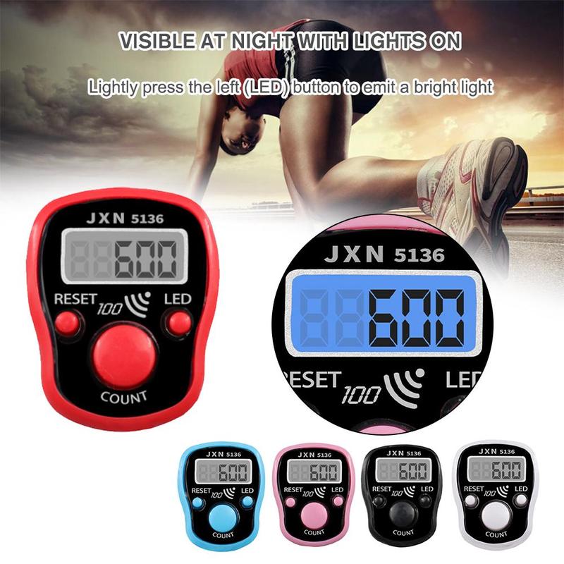 Product Introduction of LED Digital Tasbih Hand Tally Finger Counter with Beep Sound Perfect for Sports Gifting I4S4 16