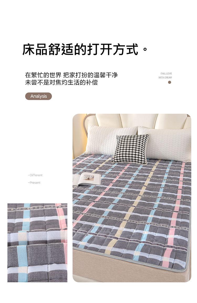 Product Introduction of New Four Seasons Foldable Non-Slip Thin Mattress Tatami Protective Pad Single Double Student Dormitory Protective Pad 1