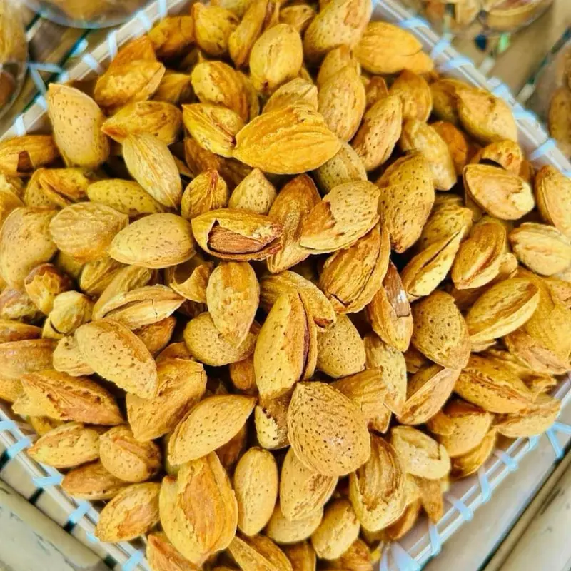 HẠNH NHÂN RANG BƠ XANH LÁ NÈ béo ngậy tuyệt vời Snack Ăn Vặt Nuts 3