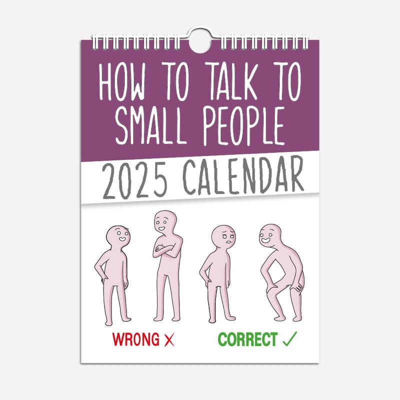 Product Introduction of Cartoon Pattern Calendar, 1 Count Planning Calendar Notepad, Novelty Planning Wall Calendar for Home Office, Office Supplies 0