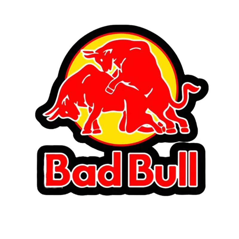 Decal xe hơi, với mô hình Bull xấu, decal can xe ô tô, phụ kiện ngoại thất, đồ họa decal, decal can cửa sổ ô tô, thích hợp cho xe tải, tường và xe Van 2