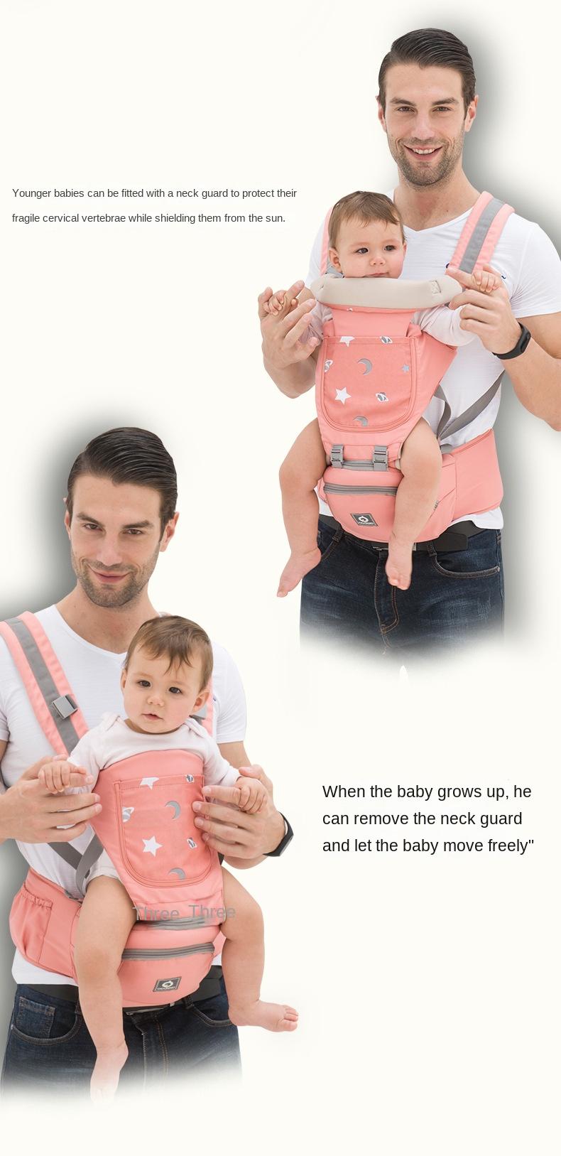 Product Introduction of Baby Carrier Strap Waist Stool Breathable Front Holding Baby Stool 2