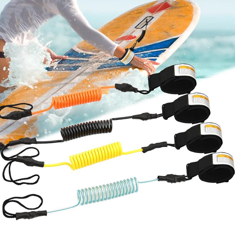 Product Introduction of Surfing Safety Hand Rope Boat Safety Paddle Stand Up Paddle Surfing Safety TPU Hand Rope For Surfboard Surfing Accessories 3