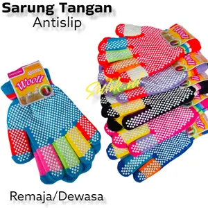 Sarung tangan wanita warna antislip bintik sarung tangan motor