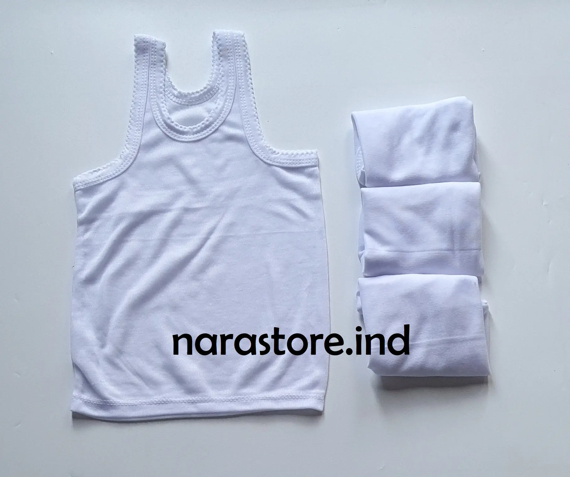 3 Pcs Kaos Dalam Anak / Singlet Anak dan Kaos Dalam Polos