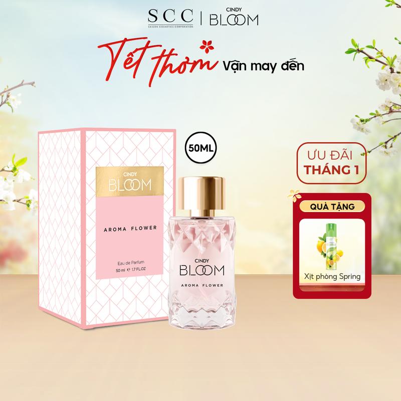 Nước hoa Cindy Bloom Aroma Flower 50ml Cho Nữ Phong Cách Ngọt Ngào Trẻ Trung Dễ Thương Quà tặng bạn gái Quatangbangai 
