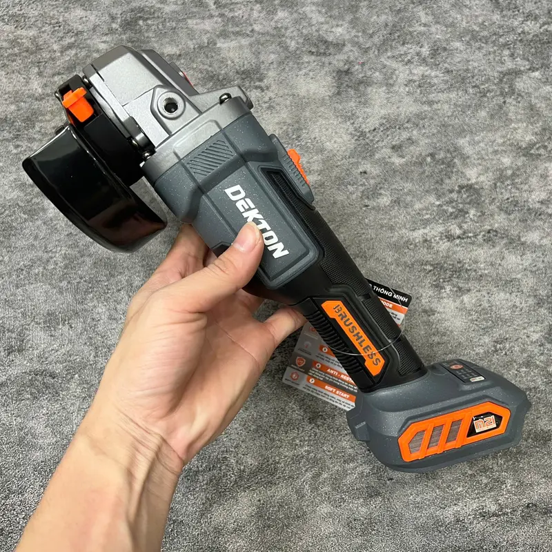 Máy mài pin dekton AG100Plus chân M phổ thông , không chổi than, có chỉnh tốc độ 1