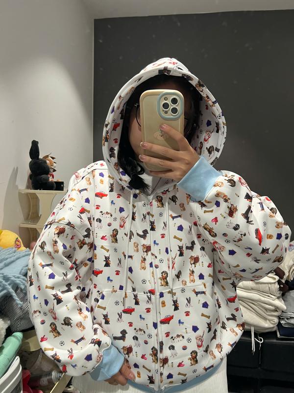 LUMI HOUSE ÁO KHOÁC HOODIE ZIP CUTE PHO MAI QUE VẢI HAI DA ÉP HÀN FORM BOXY UNISEX NAM NỮ Z12