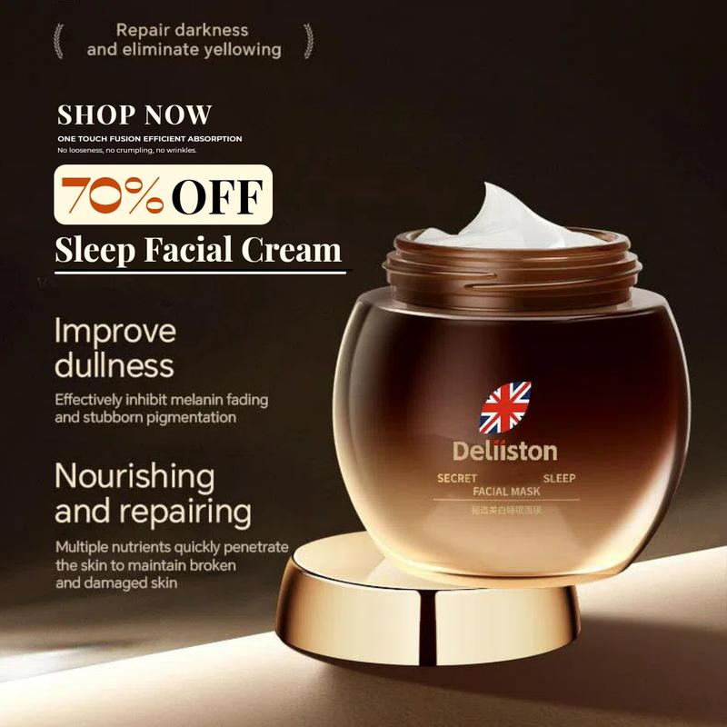 【Deliiston】 Nourish Night Cream, Hydrating and Firming Sleeping Mask ...