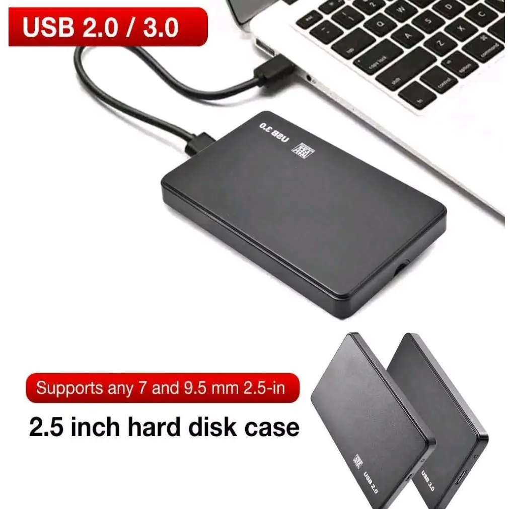 Hộp đựng ổ cứng USB 2.0/3.0 2.5 inch SATA HDD SSD BOX