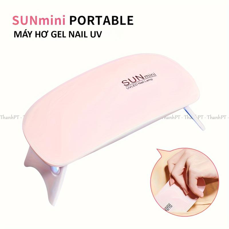 Máy Hơ Gel Đèn UV Led SUN Mini 6W - Sấy Khô Sơn Gel và Gel UV - Phù Hợp Làm Móng