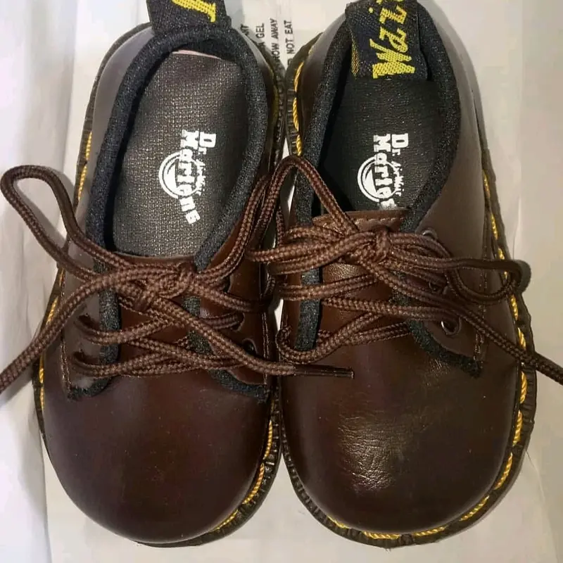 Sepatu Docmart kids 3 hole/lubang ready size 21-35 bahan kukit sintetis 3