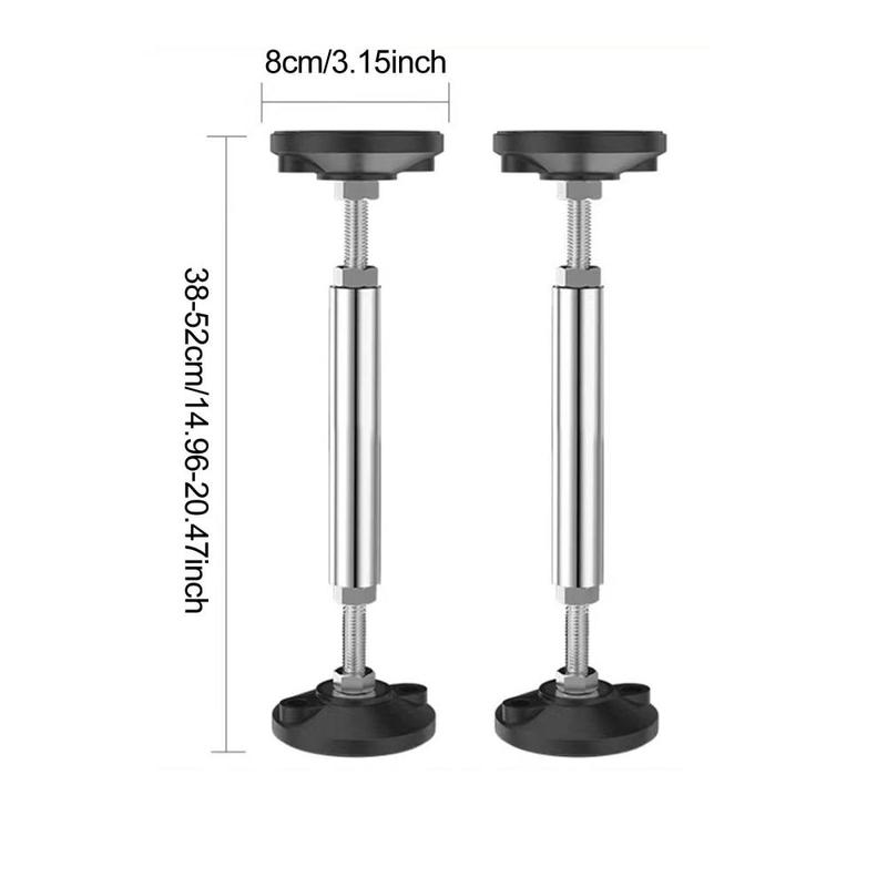 Product Introduction of 2Pcs Undermount Sink Brackets Adjustable for Wall Cabinet Kitchen Bathroom 0