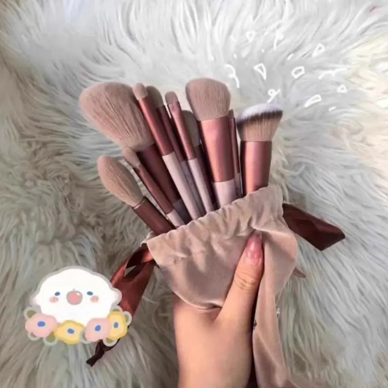 【Jakert】The New 13 pcs  Makeup Brush Set Soft Fur Beauty Highlighter Powder Foundation Concealer Eyeshadow Beauty Cosmetic Blush