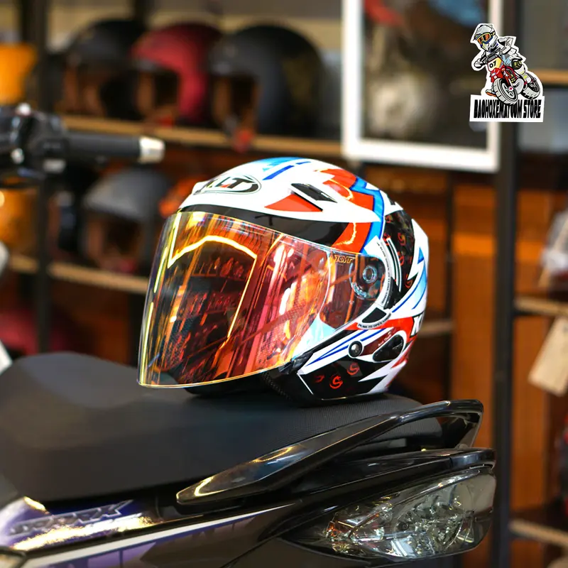 Kính  Revo Thay Thế Mũ KYT Venom, KLT Hyper – Chống Bụi, Chắn Gió, Đa Dạng Màu Sắc 7