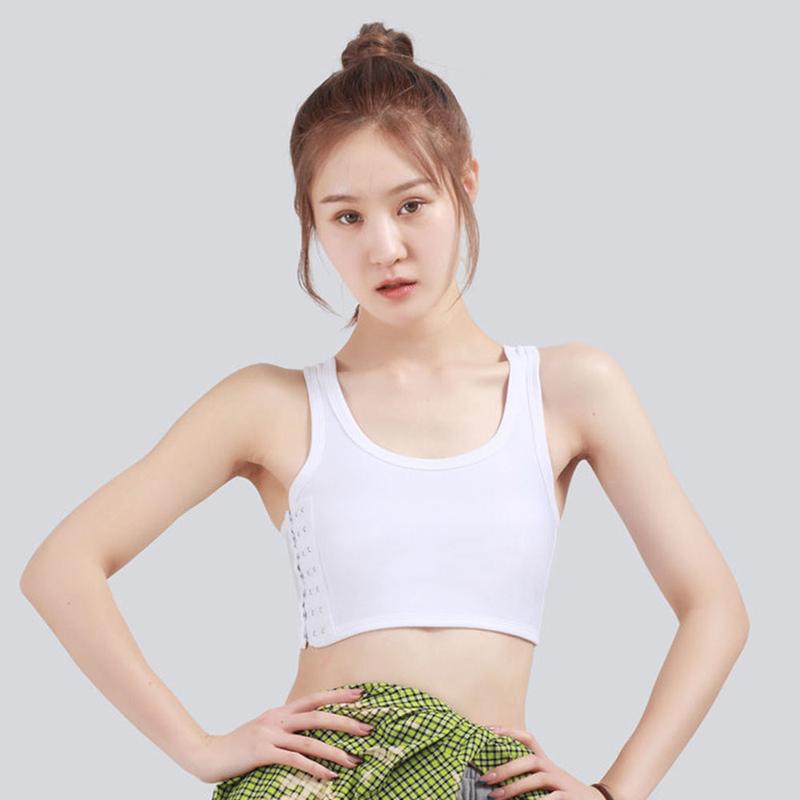 Product Introduction of Dụng Cụ Giữ Ngực, Dành Cho Phụ Nữ, Phong Cách Tomboy Áo Nịt Ngực, Áo Vest Trans, Ngắn, Có Khóa Bên Hông, Áo Ba Lỗ, Đồ Lót, Áo Ngực Dụng Cụ Giữ Ngực 18