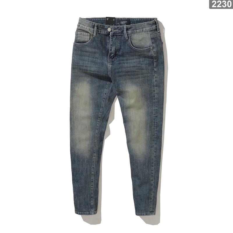 Quần jean nam Mã_R2230, fom slim, gam màu xanh bụi sự kết hợp hoàn hảo, nay đã trở lại với số lượng vô cùng có hạn. PAPAZI