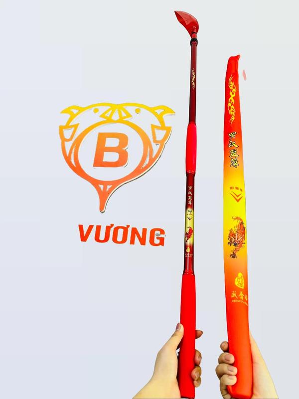Gậy kèm muôi xả mồi săn hàng độ dài 2m1 - Fishing câu cá Đi Câu Bắt Cá