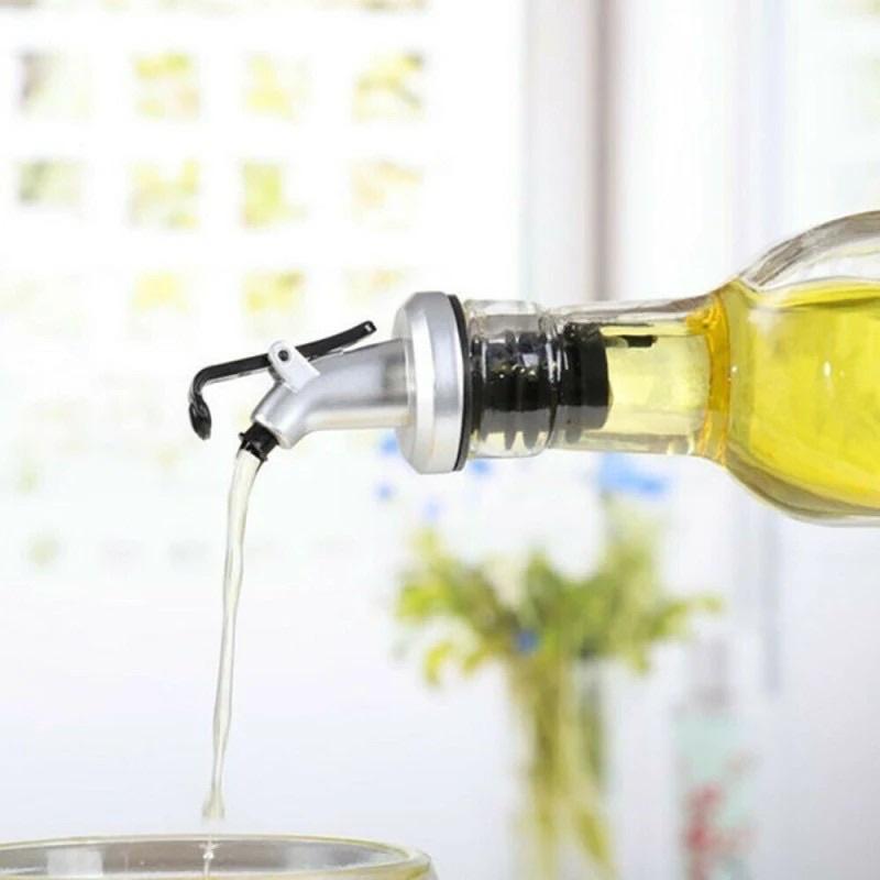 Pourer Minyak & Kecap dengan Tutup Botol Wine Madu Sirup - Kitchenware 3