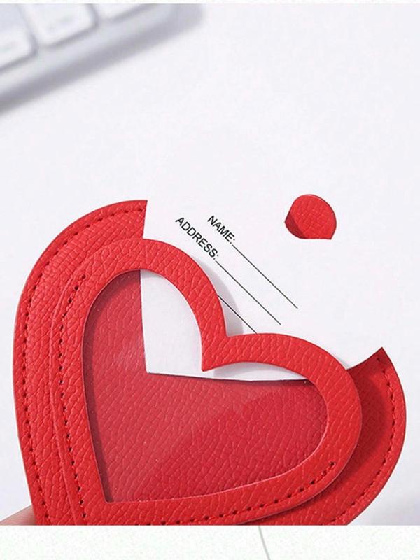 Heart Shaped Luggage Tag, Cute Luggage Tag, Simple Luggage Tag for Women & Men, Fashion Luggage Tag for Travel 3