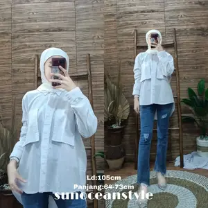Kemeja Linen Oversize