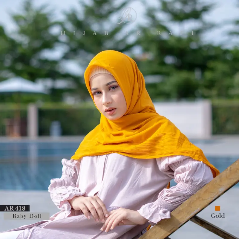 AR RAFI | Hijab AR 418 - Bahan Baby Doll 4