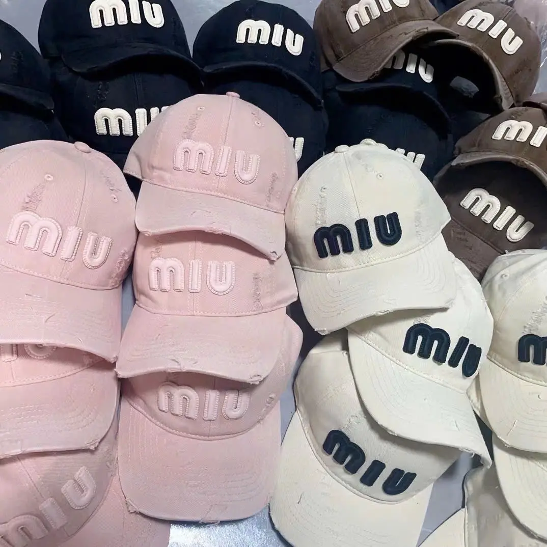 Mũ lưới trai jean thêu thời trang nam nữ