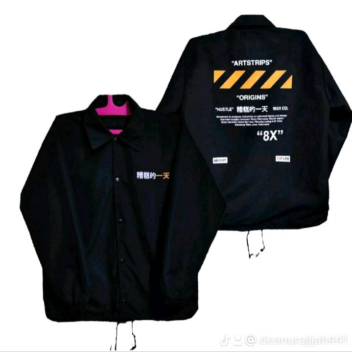 jaket coach anime  jaket coach parasut pria wanita dewasa 3