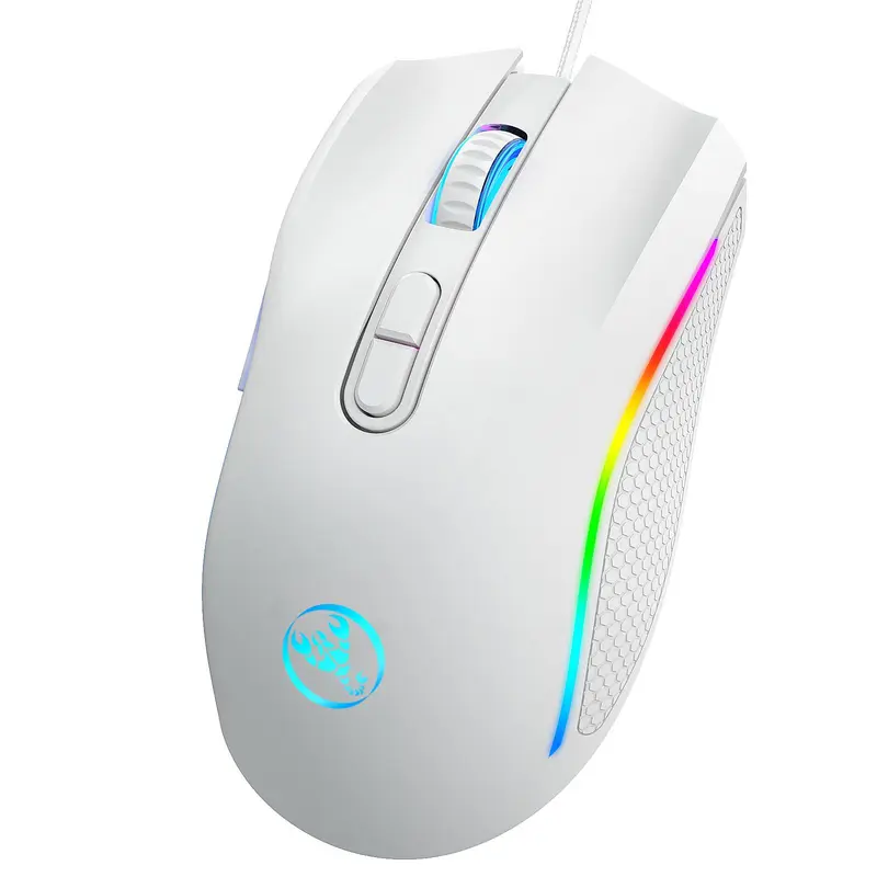HXSJ-A869 Wired Gaming Mouse, 3200DPI Optical Sensor Mouse, Ergonomic Right Hand Gamer Mouse, Gaming Accessories for Home Office 8