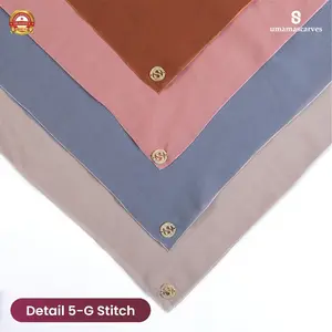 VOAL KOLA 5-G - HIJAB SEGIEMPAT POLOS UMAMA SCARF TERBARU POLYCOTTON TRYSPON 110X110CM