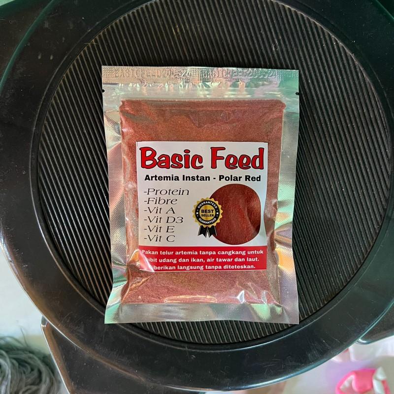 polar red pakan ikan burayak pelet ikan cupang guppy artemia instan cacing kering 100gram