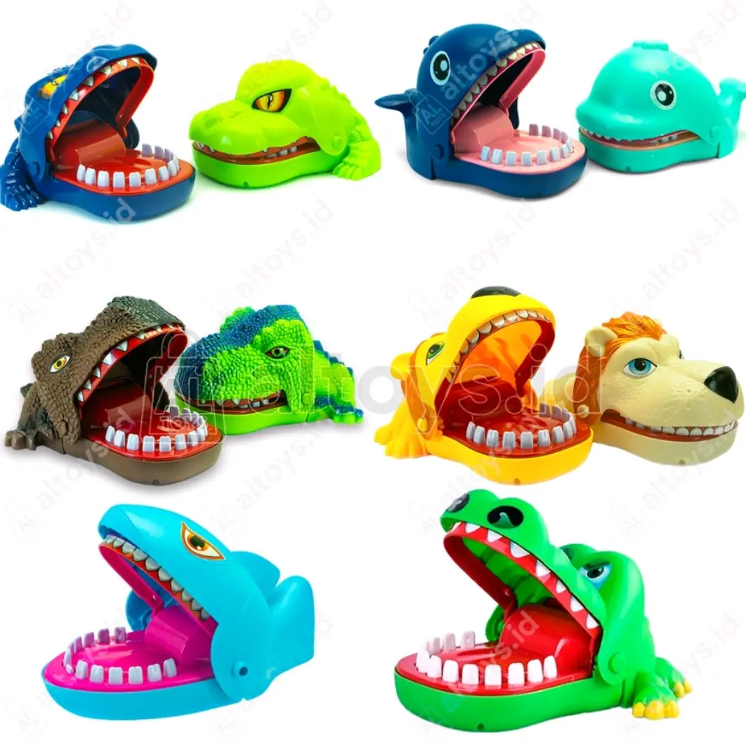 Buaya gigit jari mainan prank toy crocodile dentist / mainan murah meriah