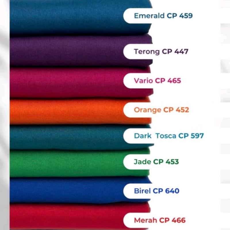 Kain Katun Rayon Viscose 0,5meter bahan halus lembut pakaian 3