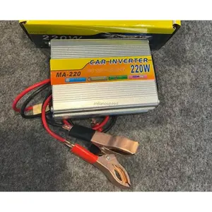 Power Inverter 220 Watt 12 Volt / Inverter 220W DC 12V to AC 220V Hitam Merah