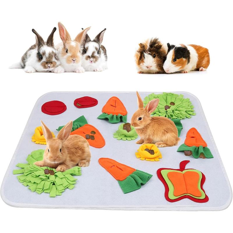 Pink Rabbit Play Mat 1/4