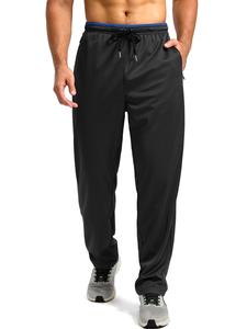 Men's Solid Color Pants, Casual Comfy Trousers for Daily Wear, Men's Bottoms for All Seasons