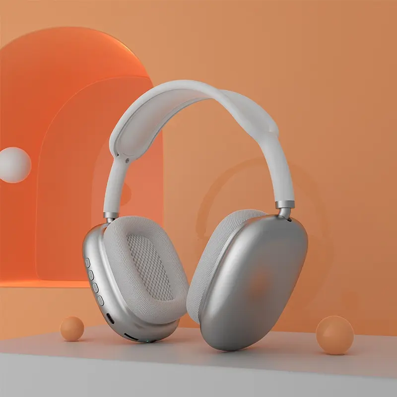 Alat Dengar Bluetooth, dengan Mikrofon, Alat Dengar Permainan Tanpa Wayar, Fon Kepala P9, dengan Mikrofon, Pembatalan Bunyi Audio Earphones Usb Mic Barbie Amplifier