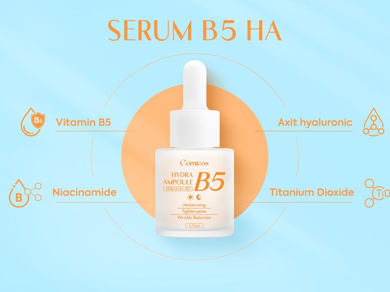 COMBO CHĂM SÓC DA TOÀN DIỆN – PEEL COLLAGEN 4K (75ML) & SERUM B5 HA (20ML) & CAO NÁM HỒNG SÂM (20G). Hỗ Trợ Mờ Sạm, Nám. 4