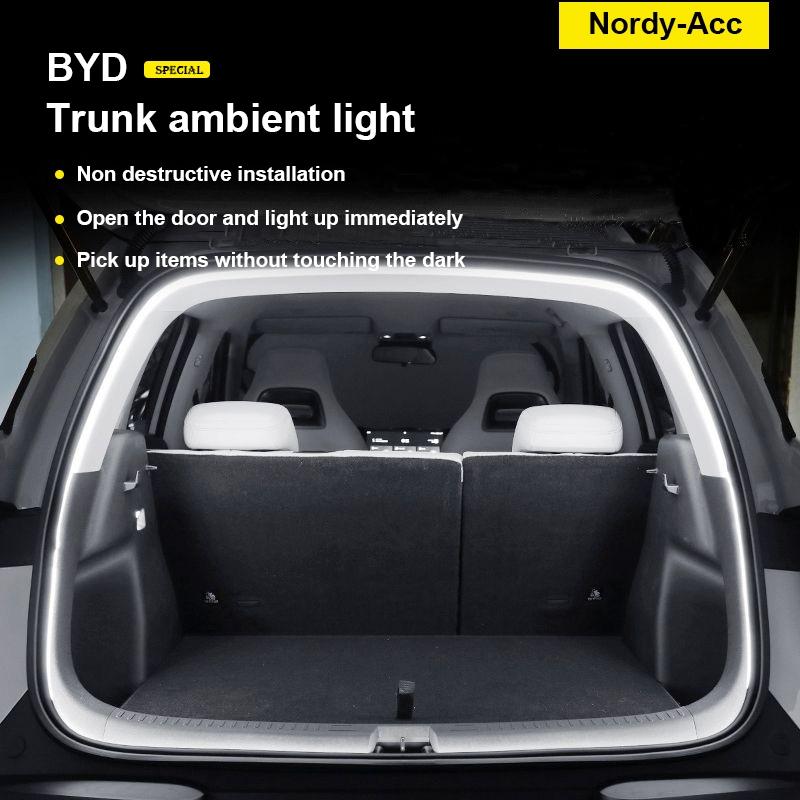 Đèn Xung Quanh Cốp Xe BYD Dolphin / ATTO3, Đèn LED Đa Chức Năng Trang Trí Và Đèn Cắm Trại, Phát Hành Năm 2024 1