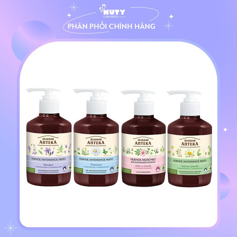 Dung Dịch Vệ Sinh Zelenaya Apteka Green Pharmacy 370ml